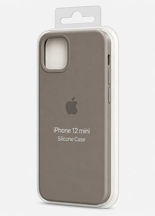 Силіконовий чохол з мікрофіброю та покриттям softtouch для iphone 12 mini ( full № 23 )