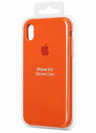 Силіконовий чохол для iphone xr жовтогарячий (high no 13)