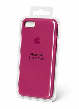 Силіконовий чохол для iphone 7 / 8 рожевий ( print logo № 50 )