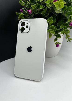 Скляний чохол із закритою камерою та глянцевим покриттям на iphone 11 № 9