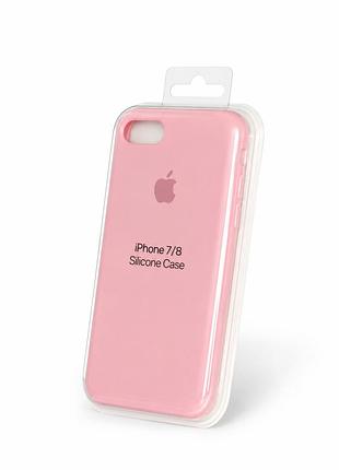 Силіконовий чохол для iphone 7 / 8 рожевий ( high № 6 )