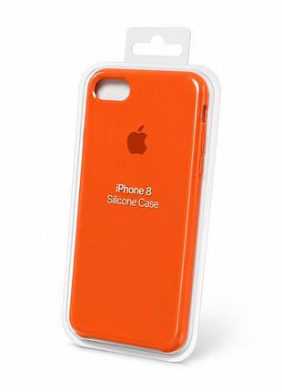 Силіконовий чохол на iphone 7 / 8 ( помаранчевий )