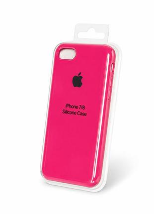 Силіконовий чохол для iphone 7 / 8 рожевий ( high № 44 )