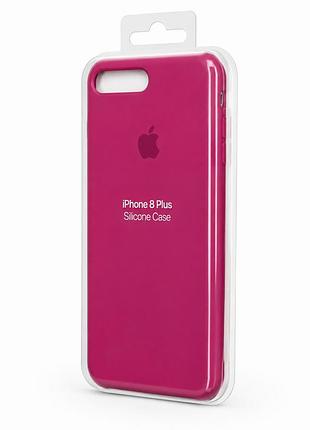Силіконовий чохол для iphone 7 + / 8 + рожевий ( print logo № 50 )
