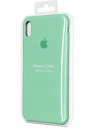 Силіконовий чохол для iphone xs max бірюзовий (high no46)