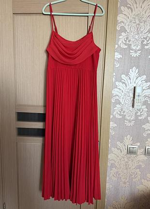 Довга плісірована сукня shein 2xl 4