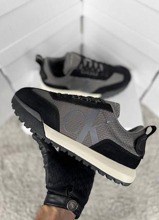 Водонепроникні кросівки calvin klein gtx grey black