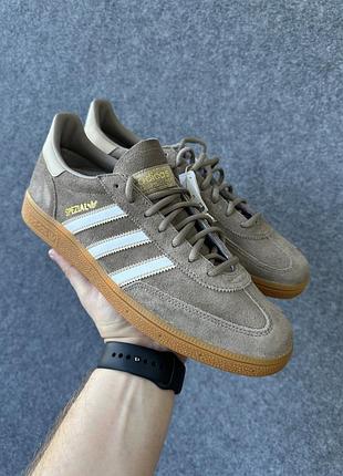 Кросівки чоловічі adidas spezial замшеві, коричневі