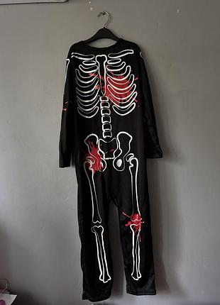 Костюм скелет на halloween 110/116р
