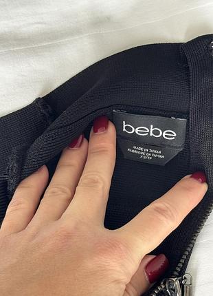 Бандажна міні спідниця bebe, xs 2