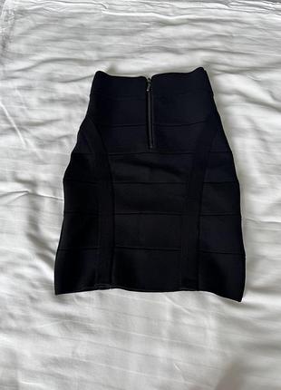 Бандажна міні спідниця bebe, xs 4