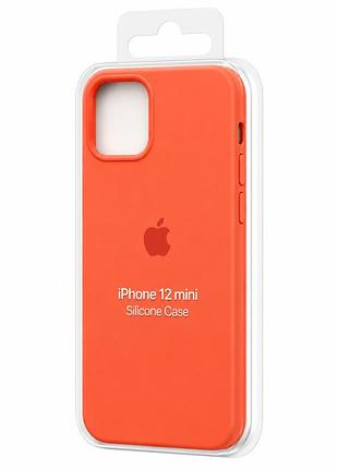 Силіконовий чохол з мікрофіброю та покриттям softtouch для iphone 12 mini ( full № 64 )