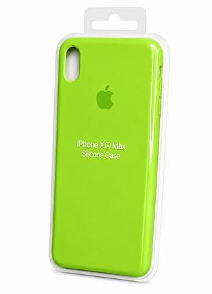 Силіконовий чохол з мікрофіброю та покриттям softtouch для iphone xs max ( full № 58 )