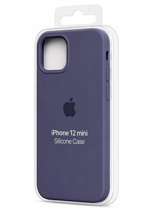 Силіконовий чохол з мікрофіброю та покриттям softtouch для iphone 12 mini ( full № 43 )