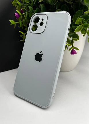 Скляний чохол із закритою камерою та глянцевим покриттям на iphone 12 № 26