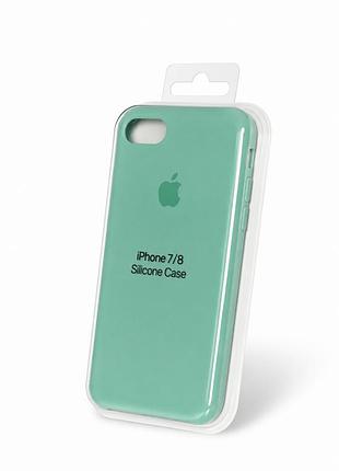 Силіконовий чохол для iphone 7 / 8 бірюзовий ( high № 46 )
