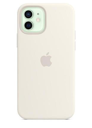 Силиконовый чехол премиум качество для iphone 12 | 12 pro white