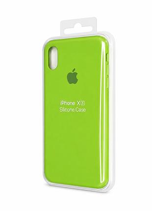 Силиконовый чехол для iphone x | xs зеленый ( high 31 )