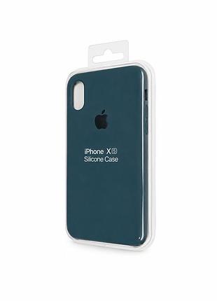 Силиконовый чехол для iphone x | xs зеленый ( high 49 )