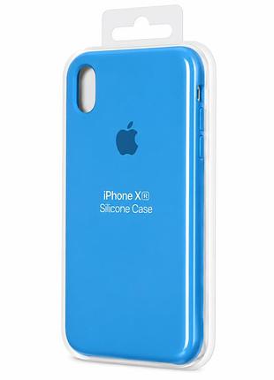 Силіконовий чохол для iphone xr блакитний (high no16)