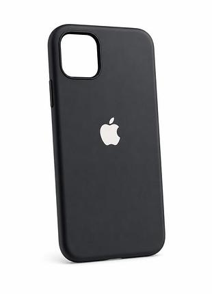 Силіконовий чохол для iphone xs max з глянсовим покриттям softtouch і закритим низом soft logo case no 18