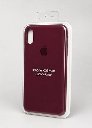 Силіконовий чохол з мікрофіброю та покриттям softtouch для iphone xs max ( full № 61 )