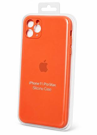Силіконовий чохол на iphone 11 pro max ( orange )