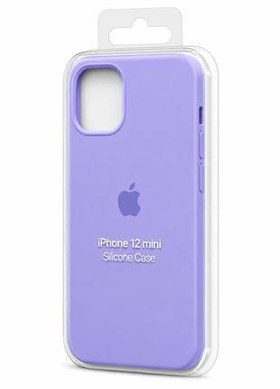 Силіконовий чохол з мікрофіброю та покриттям softtouch для iphone 12 mini ( full № 39 )