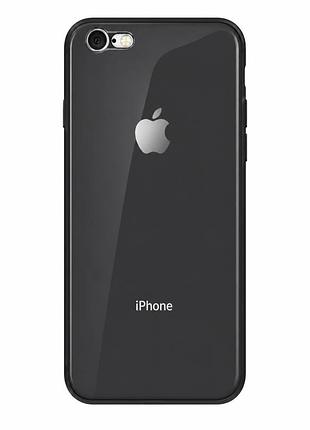 Силіконовий чохол із матовим покриттям для iphone 6/6s black
