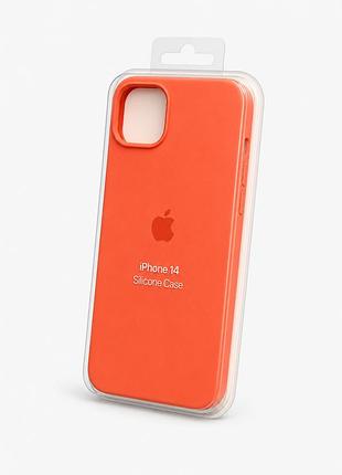 Силіконовий чохол з мікрофіброю та покриттям softtouch для iphone 14 ( full № 64 )