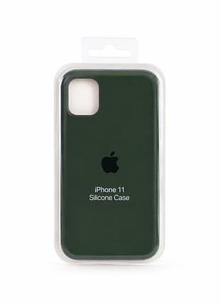Силиконовый чехол с микрофиброй и покрытием softtouch для iphone 11 virid