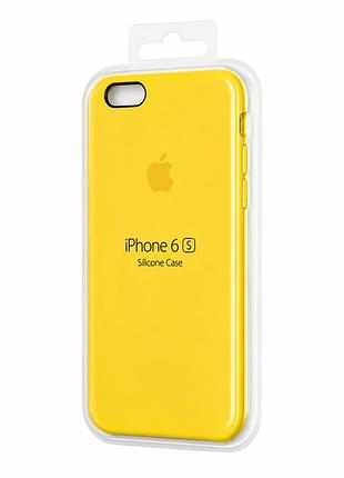 Силіконовий чохол на iphone 6 / 6s yellow