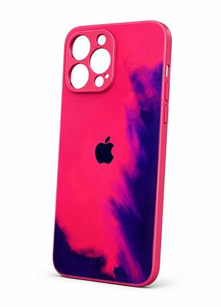 Скляний чохол із закритою камерою та глянцевим покриттям на iphone 11