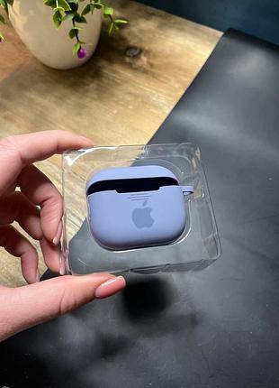 Чехол для наушников airpods 3 с карабином и покрытием softtouch ( high №43 )