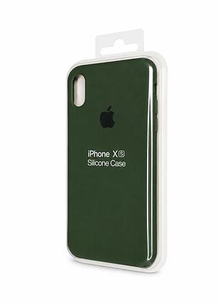 Силиконовый чехол для iphone x | xs зеленый ( high 41 )