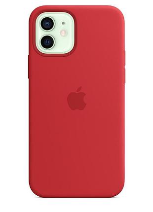 Силиконовый чехол премиум качество для iphone 12 | 12 pro red