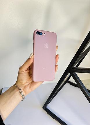 Чохол «matt glass case» 12 pro max grapefruit (матове скло)