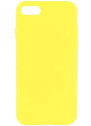 Силіконовий чохол на iphone 6 / 6s yellow