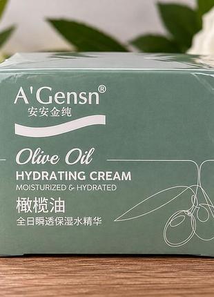 Крем для обличчя a’gensn olive oil зволожувальний