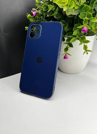 Скляний чохол із закритою камерою та глянцевим покриттям на iphone 11 №8