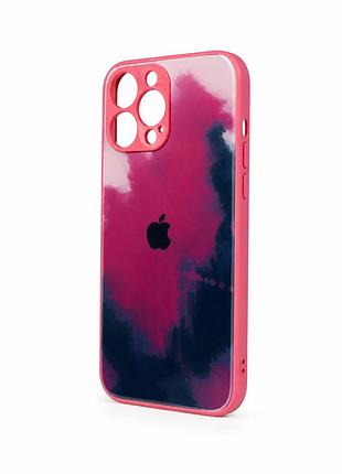 Скляний чохол " gradient " із закритою камерою та глянцевим покриттям на iphone 12 ( № 61 )