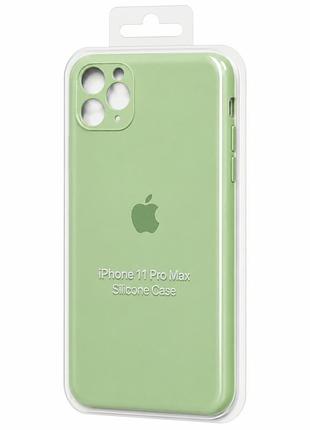 Силіконовий чохол на iphone 11 pro max ( mint )
