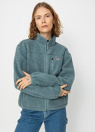 Жіноча флісова куртка dickies mount hope fleece (trooper) розмір xs-s