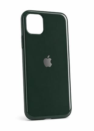 Силиконовый чехол для iphone x | xs с глянцевым покрытием softtouch и закрытым низом soft logo case № 41