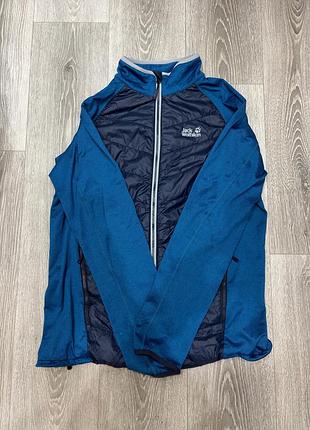 Вітровка jack wolfskin , у синьому кольорі , в розмірі l-xl