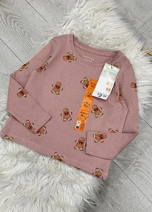 Бавовняна кофтинка на 2/3роки на дівчинку primark
