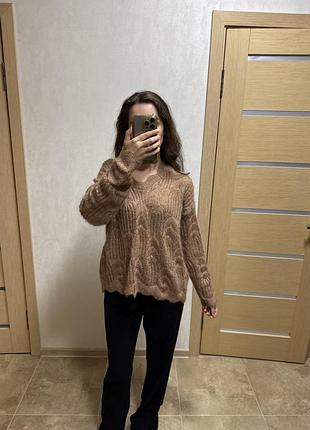 Светр павутинка паутинка свитер новий джемпер легкий тонкий люрекс ажурний ажурный