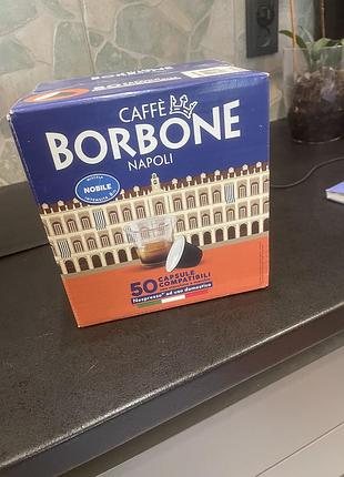 50 капсул nespresso* nobile caffè borbone