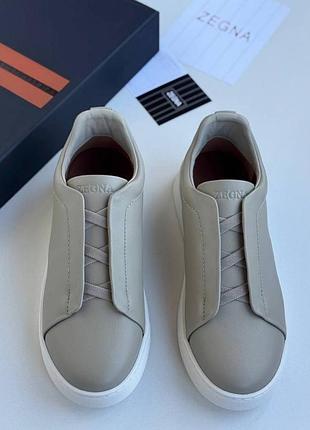 Чоловічі кросівки  zegna сірі 42-46