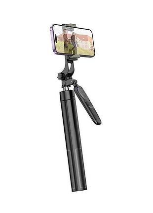 Селфі-монопод hoco k19 soul live broadcast holder (157cm) black